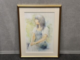 鈴木信太郎 水彩画 『静物』 ｜骨董品買取 緑和堂