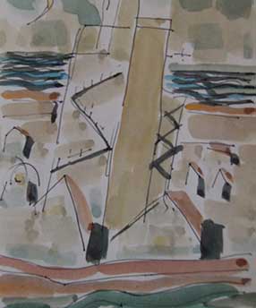 キャバリアルビーオリジナル絵画諏訪憲ニ作