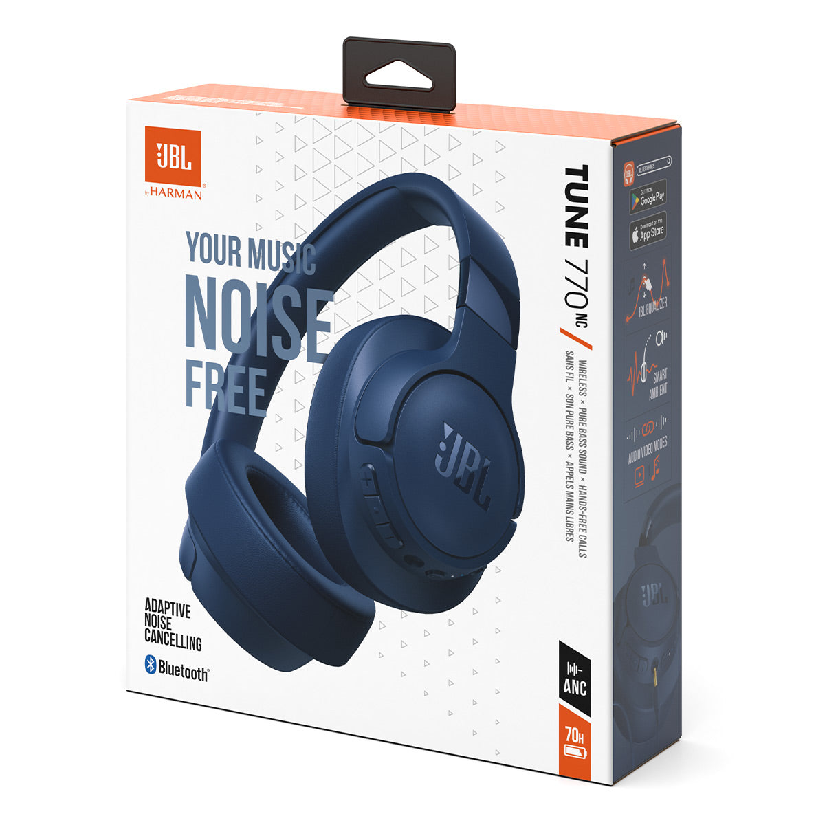 JBL Tune 770NC Wireless Over-Ear Adaptive Noise Cancelling