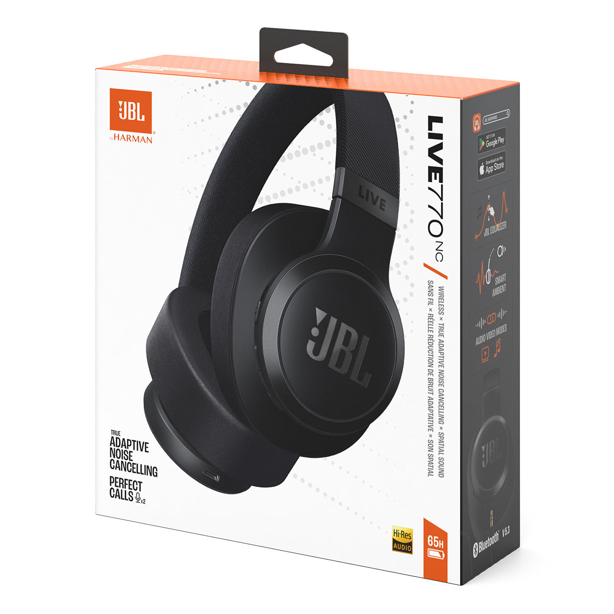 JBL Live 770NC Wireless Over-Ear Adaptive Noise Cancelling