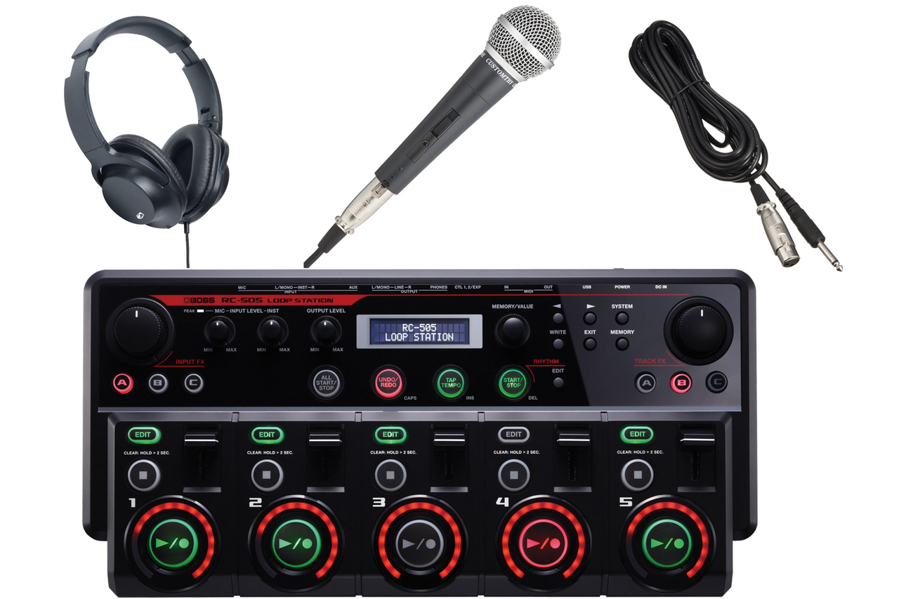 BOSS RC-505MK2 マイク、モニターヘッドフォン付き BOSS ボス RC