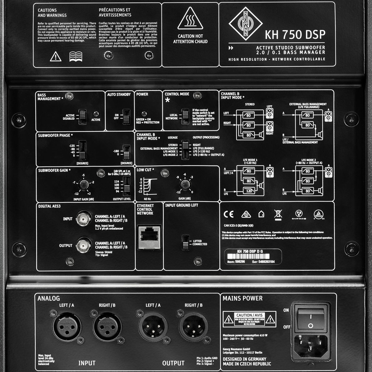 NEUMANN ノイマン 【入荷待商品：3月下旬入荷予定】KH750 DSP D G (1台