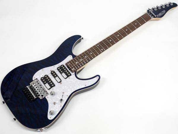 SCHECTER シェクター SD-2-24-AL See-Thru Blue RW 日本製 シェクター