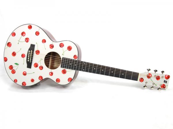 NAGI GUITAR cherry mini Ivory【ナギ アコースティックギター 】 送料