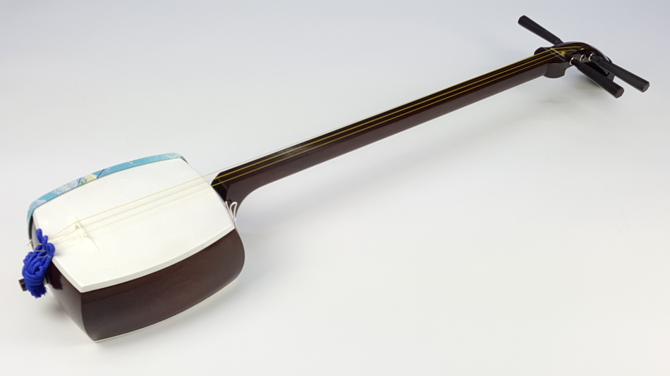 三味線、細竿、本体のみ 三味線 本体のみ 細棹 正寸 中棹 経木使用