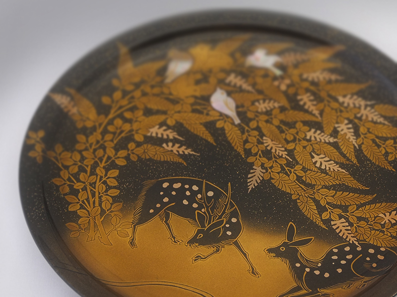 善 輪島塗 西村国保(保証書 箱アリ) 木製 お善 漆芸 漆器 工芸品 漆