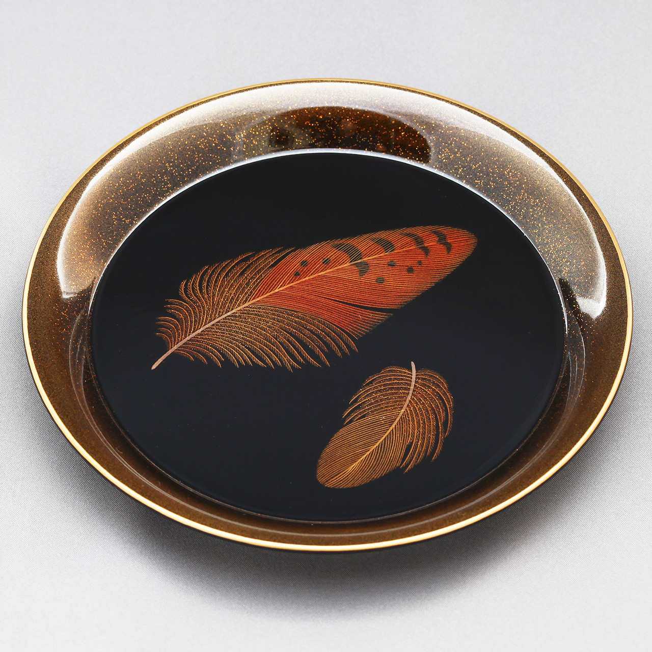 輪島塗 榎に百舌鳥 飾り皿 大皿 Amazon.co.jp: 輪島塗 榎に百舌鳥 飾り