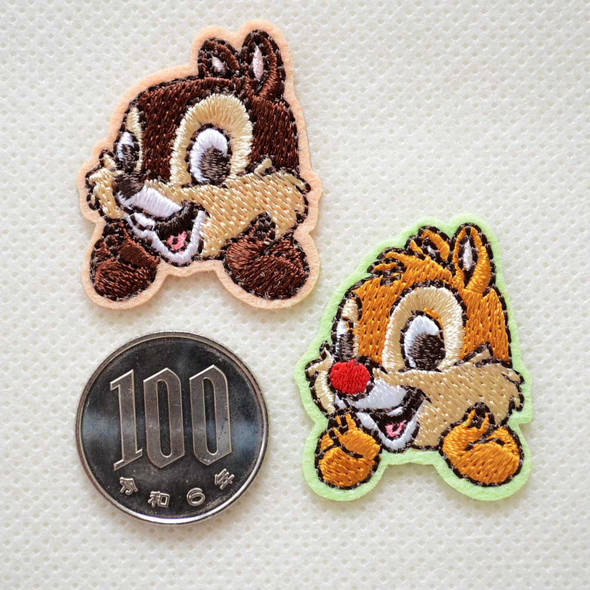 ワッペン チップ と デール ディズニー アイロン シール おしゃれ 大人