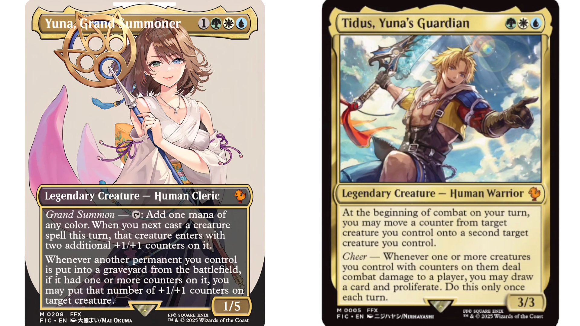 MTG's Final Fantasy Yuna card is a saga-summoning machine