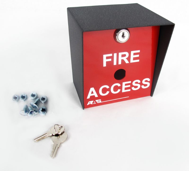 Security Brands Fire Access Box Red for Safety - Micro Switch with