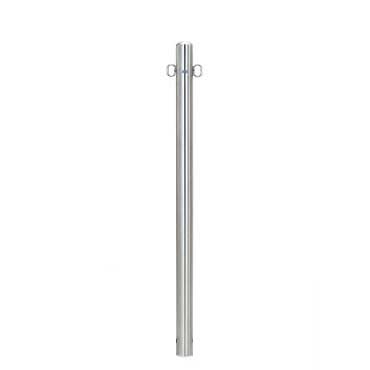 車止めポール帝金(teikin)バリカー脱着式鍵付きステンレス製60.5ミリ取