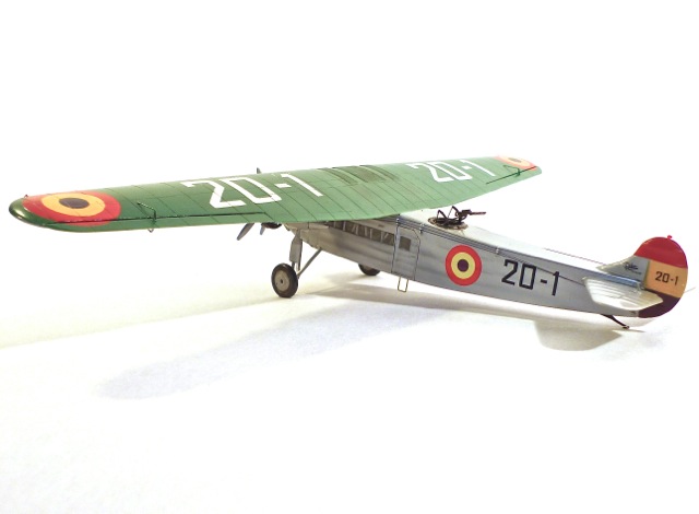 フォッカーF.Ⅶb/3m （バロム1/72）＜ 飛行機プラモデル製作＜2019年5月号