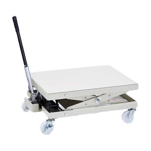 移動式手動テーブルリフト/M227HU-38-1T | シロ産業 |