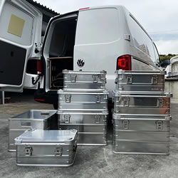 アルミ製コンテナボックス アルミニウム（50L）/M2208DM-EX60AT/測定