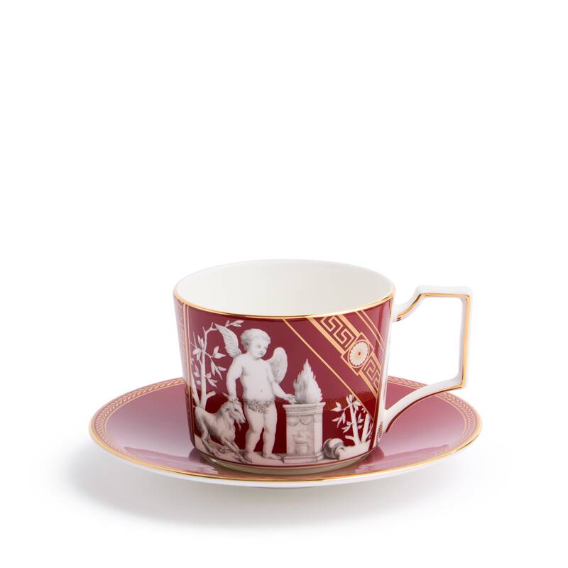 ルネッサンス レッド ティーカップ&ソーサー アクセント|WEDGWOOD公式