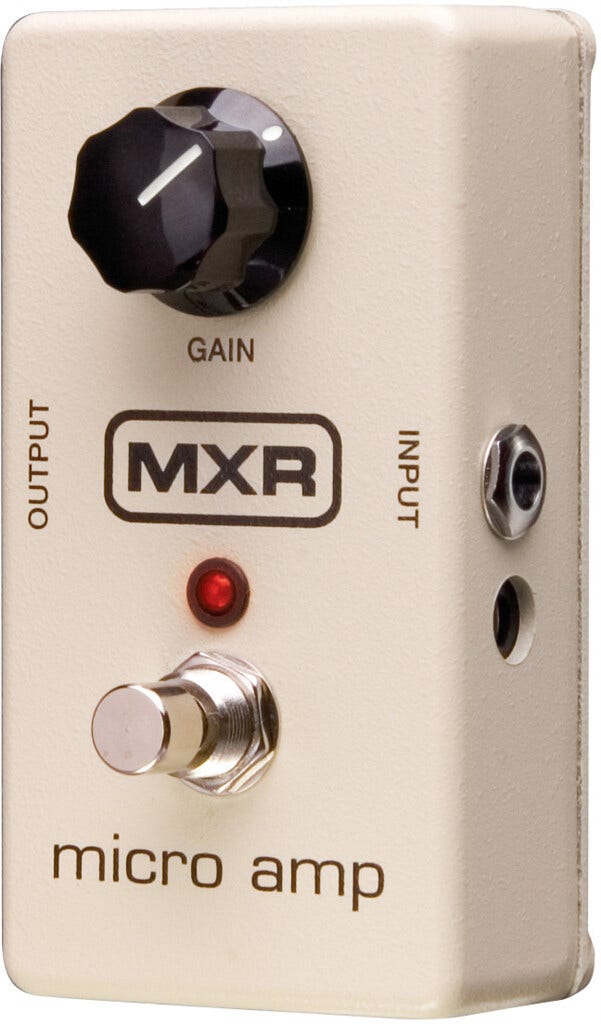 MXR micro amp ギターエフェクター 箱、付属品あり MXR micro amp
