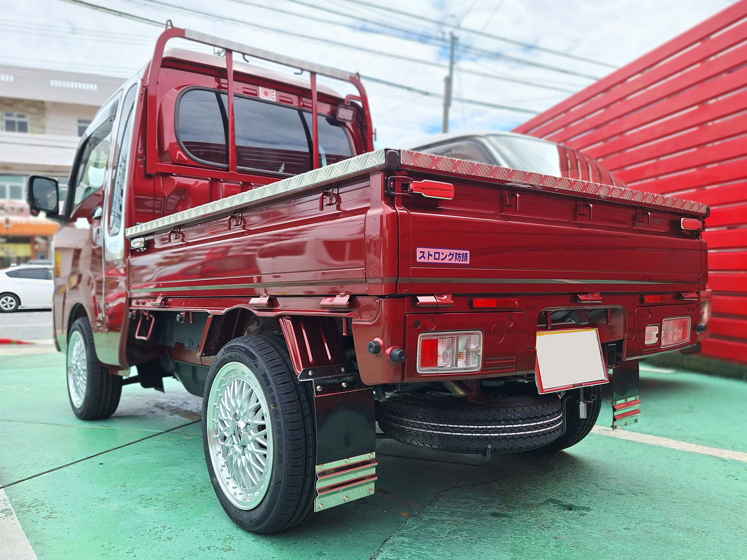 ダイハツ ハイゼットジャンボ STEINER FTX 15×5.5J MINERVA 165/55R15