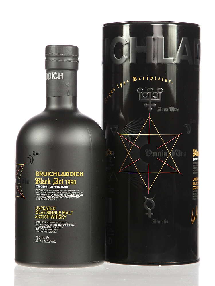 古酒 未開栓 ブルイックラディ ブラックアート 1990 4.1 23年