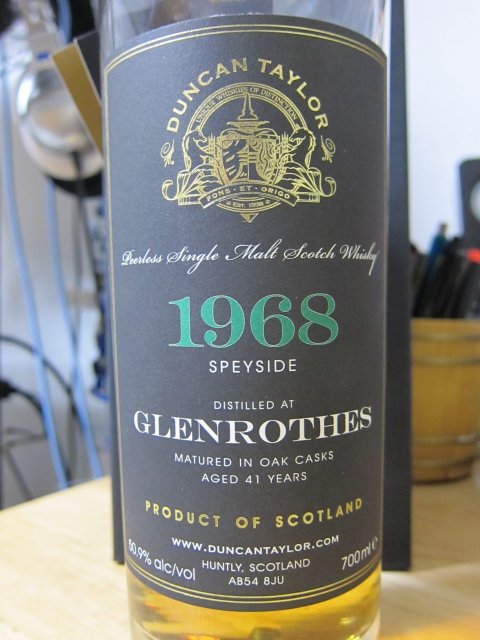 DTグレンロセス1968-2010（41年） 50.9% #13510 WML2010MC記念ボトル