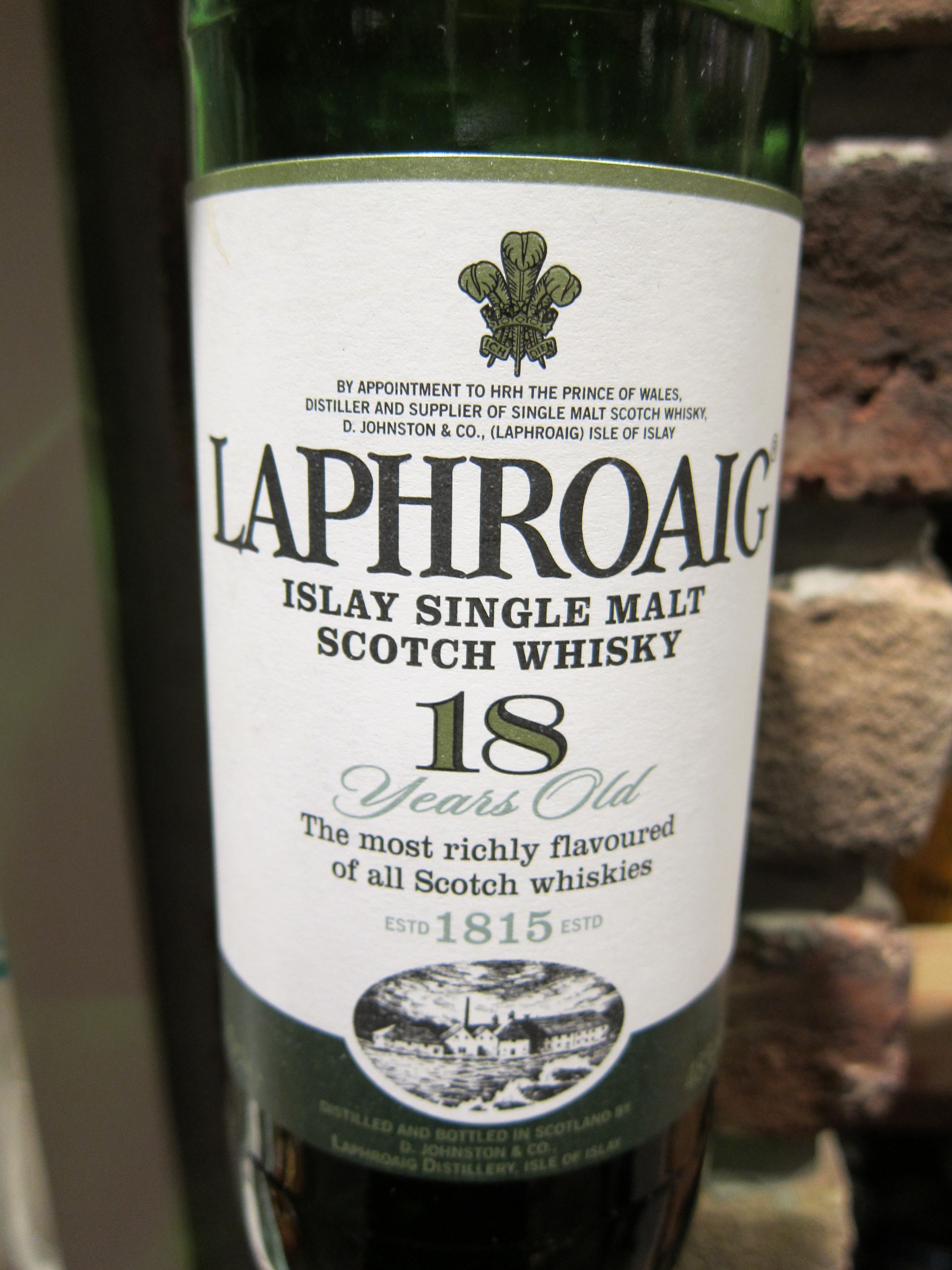 ウィスキー日記】ラフロイグ 18年 48% 現行品－whiskylink