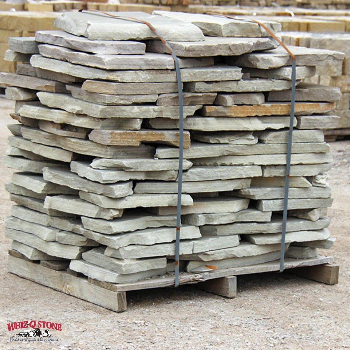 Whiz-Q Stone | Crab Orchard Gray Flagstone Thick