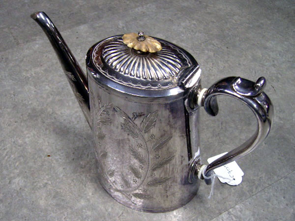シルバープレート コーヒーポット＆シュガーポット＆ミルクジャグ