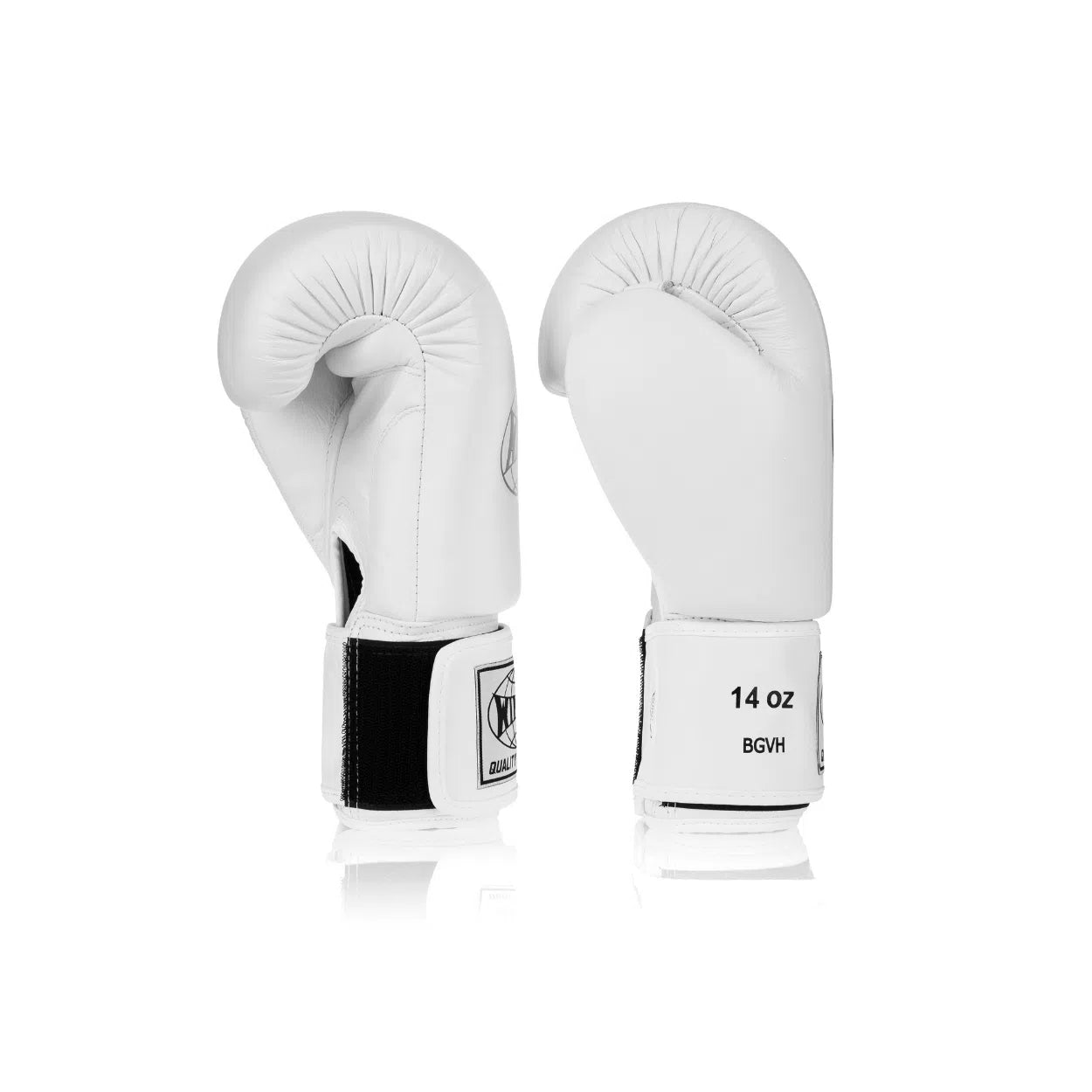 BGVH Classic leather boxing glove - White | Windy Fight Gear ®