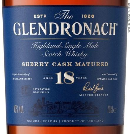 Glendronach Allardice 18 Year Old Single Malt Scotch Whisky