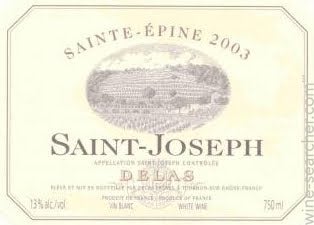 2015 Delas Freres Saint-Joseph Sainte-Epine Blanc, Rhone, France