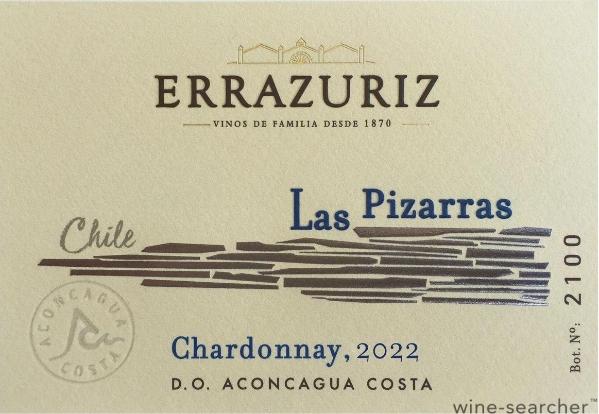 2022 Errazuriz 'Las Pizarras' Chardonnay, Aconcagua Costa, Chile