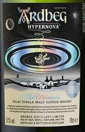 Ardbeg Hypernova Single Malt Scotch Whisky, Islay, Scotland