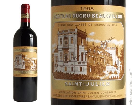 1998 Chateau Ducru-Beaucaillou, Saint-Julien, France | prices