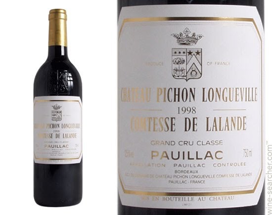 1998 Chateau Pichon Longueville Comtesse de Lalande, Pauillac