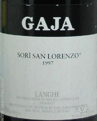 1997 Gaja Sori San Lorenzo Langhe-Barbaresco, Piedmont, Italy