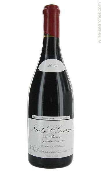2009 Leroy Les Boudots, Nuits-Saint-Georges Premier Cru, France
