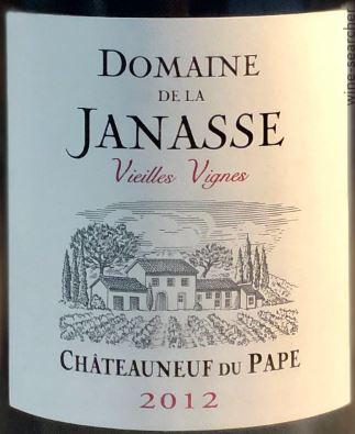 2012 Domaine de la Janasse Cuvee Vieilles Vignes, Chateauneuf-du