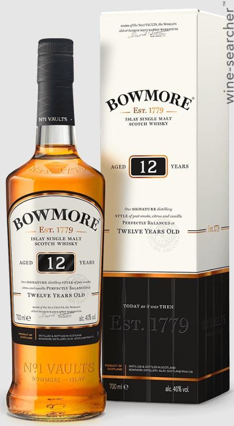 Bowmore 12 Year Old Single Malt Scotch Whisky, Islay, Scotland