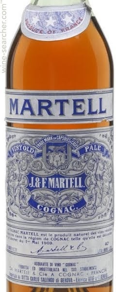 1909 Martell Very Old Pale - 3 Star Cognac, France | prices