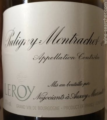 ワイン Puligny-Montrachet (Maison Leroy) 1992 MAISON LOUIS LATOUR