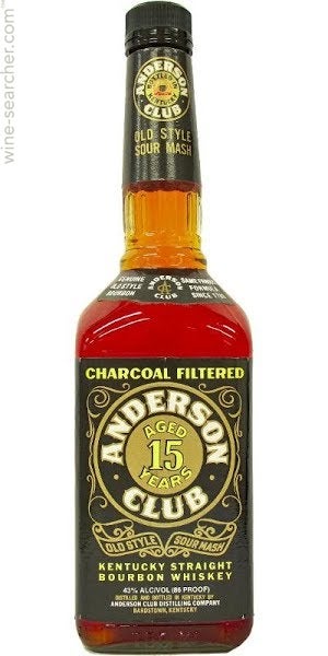 Anderson Club 15 Year Old Kentucky Straight Bourbon Whiskey, USA