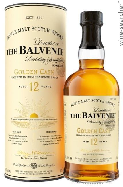 The Balvenie 'Golden Cask' Rum Cask Finished 12 Year Old Single