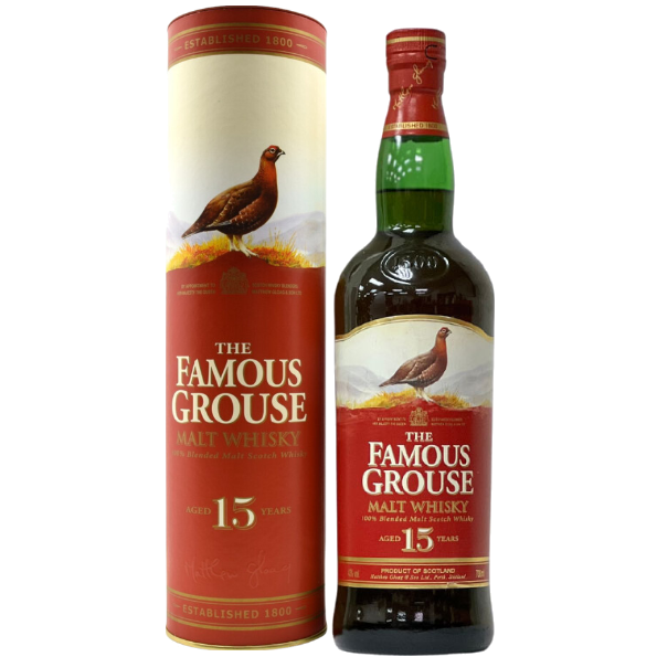威雀15年(圓桶舊版) The Famous Grouse 15 Years Old Blended Malt