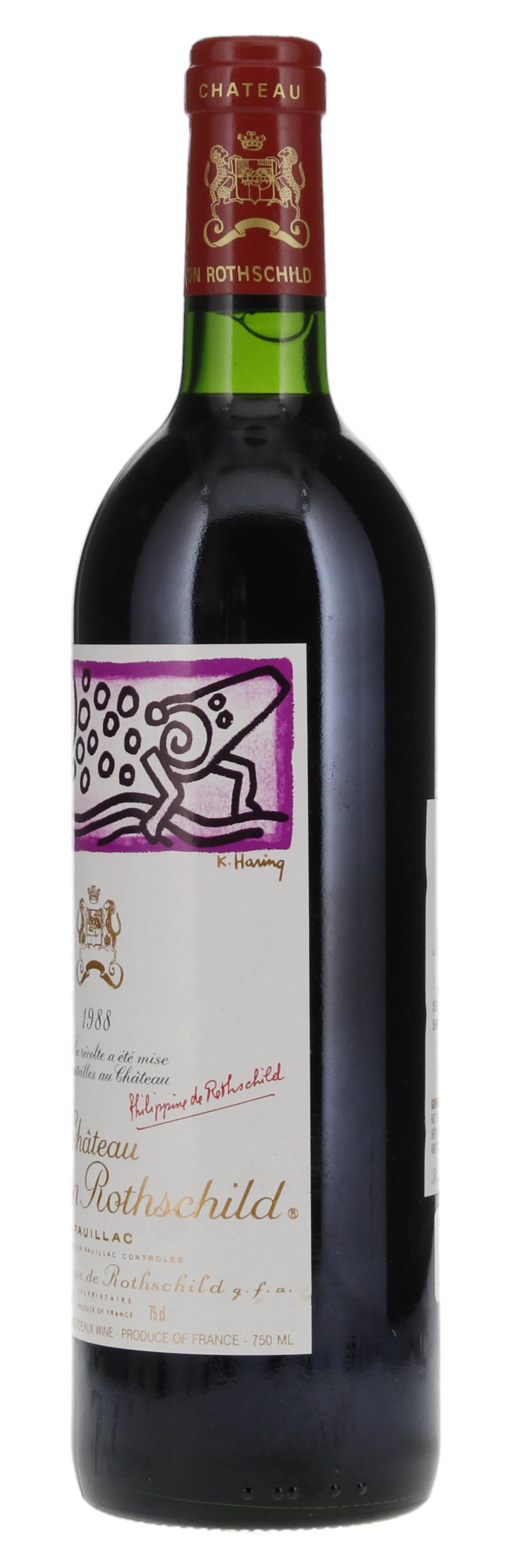 1988 Château Mouton Rothschild Bordeaux Red Blends (Claret