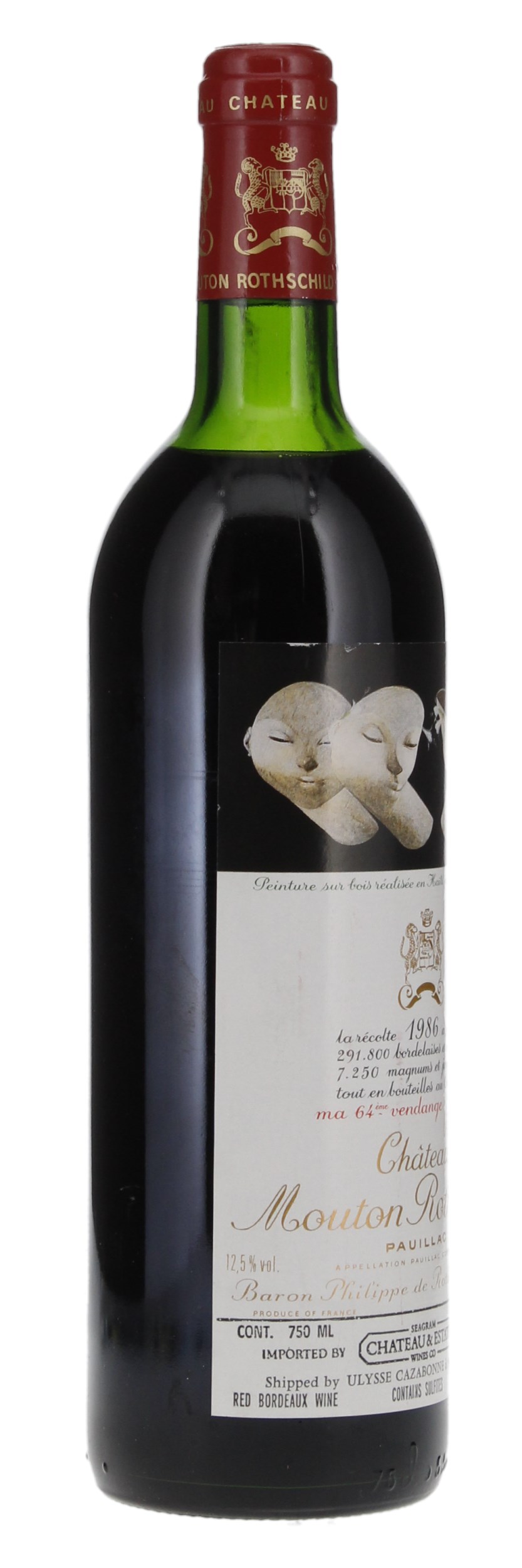 1986 Château Mouton Rothschild Bordeaux Red Blends (Claret