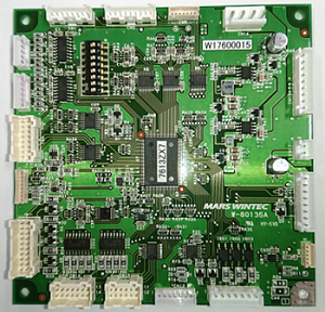 現金コントロールインタフェース基板｜紙幣識別機／硬貨払出ユニット