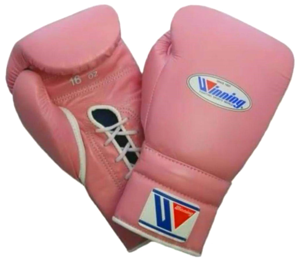 Winning Lace-up Boxing Gloves - Pink – WJapan Boxing