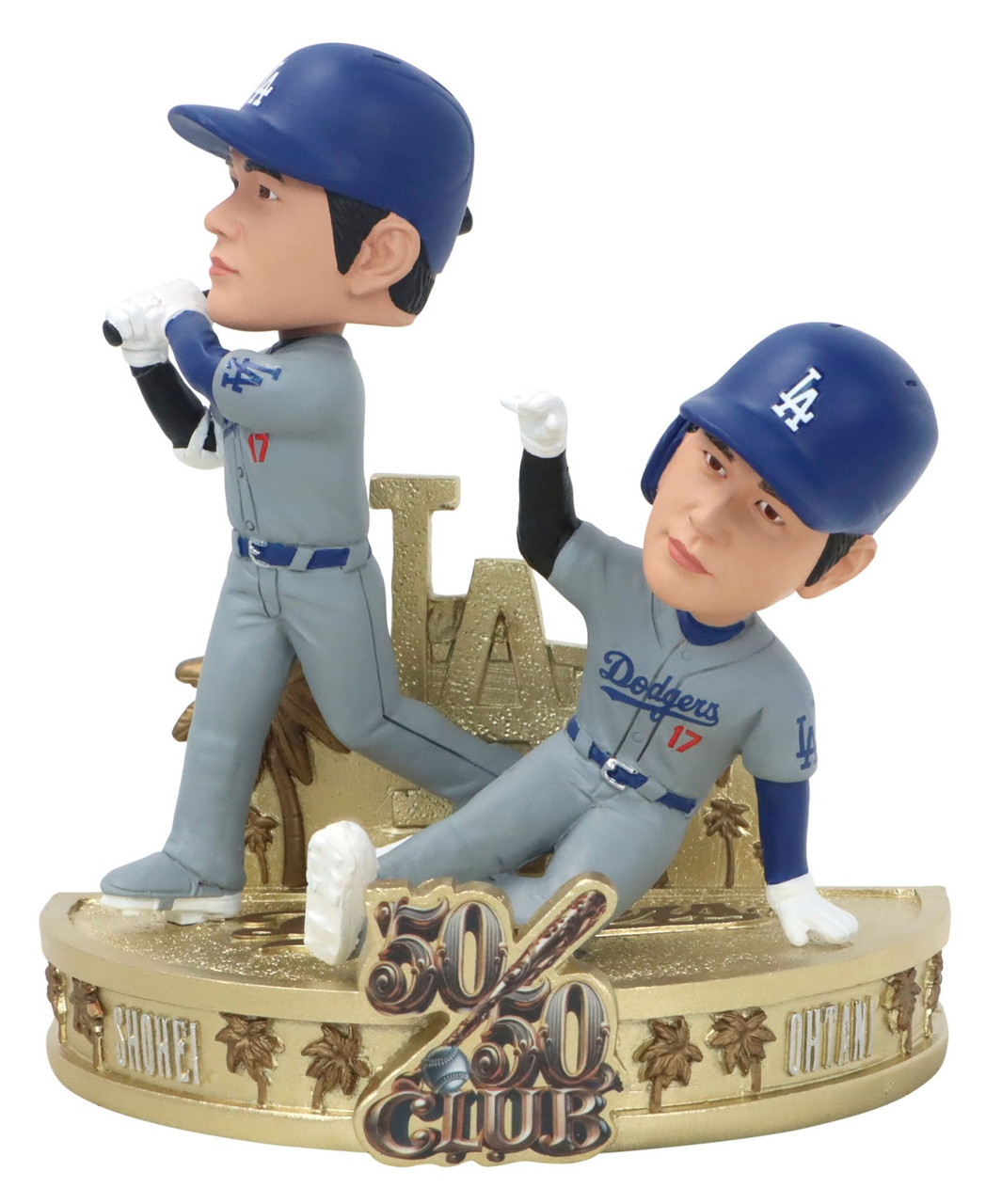 SHOHEI OHTANI 50/50 CLUB DUAL FOCO BOBBLEHEAD - MLB LOS ANGELES
