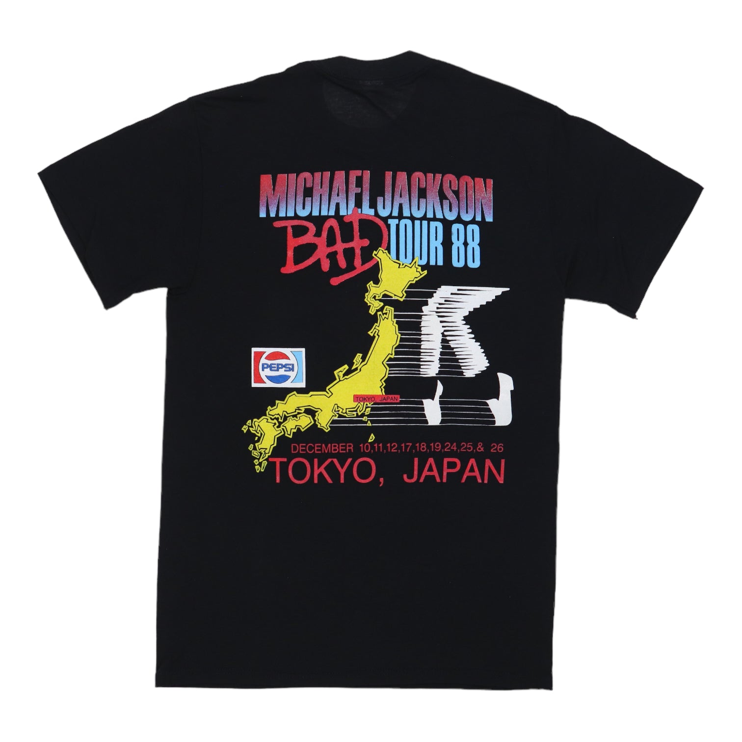 マイケル・ジャクソン バッドツアー88 Tシャツ Vintage Michael
