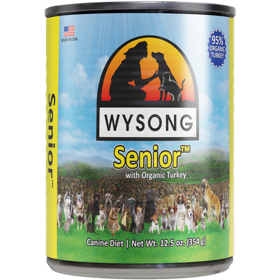 Senior™ with Organic Turkey Healthy Canned Dog Food | Wysong