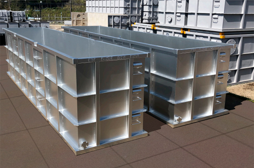 300m³ ステンレス製水槽タンク｜東京機材工業株式会社